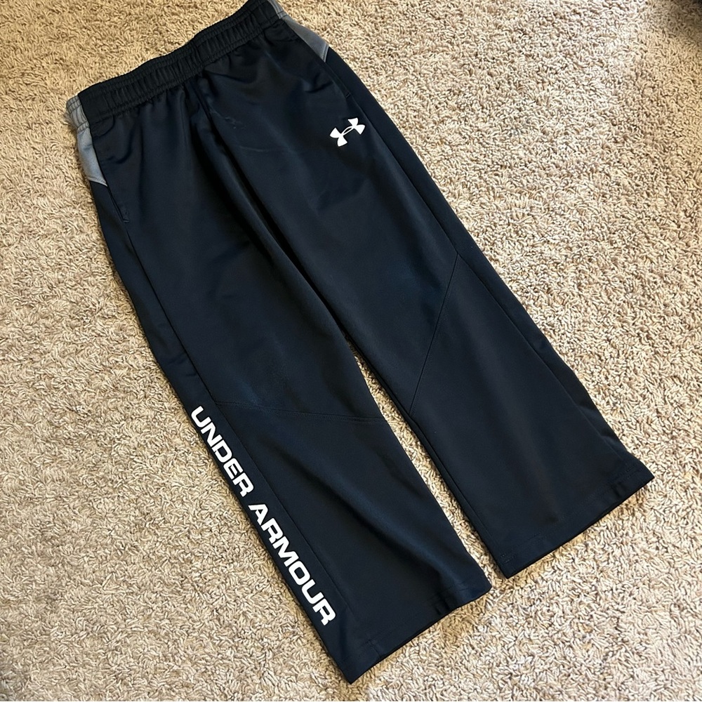 Under Armour Black Sweatpants Boys Youth XS